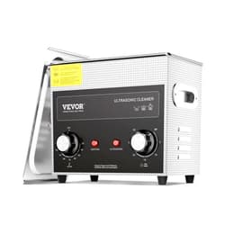 VEVOR 3L Sonic Cleaner with Heater Timer & Basket, Professional Digital Sonic Cavitation Machine, 120W Cleaning Machine for Watch Instruments, Glasses, Coin, Metal Parts, Tool