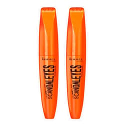 Rimmel Scandaleyes Mascara, Extreme Black, 12mL (0.41 Fl Oz), Pack of 2