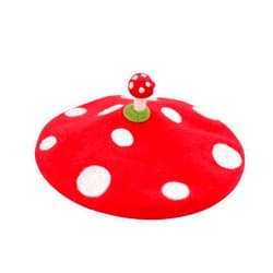 CoBtee Kawaii Antler Deer Ear Head Berets Hat Christmas Trees Funny Christmas Cap Winter Warm Women Girls Gift French Style