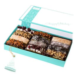 Barnetts Fine Biscotti Barnetts Birthday Gifts for Women & Men, Gourmet Chocolate Biscotti Cookies, Unique Prime Food Happy Birthdays Gift Basket, for Wife Mom Dad Sister Girlfriend