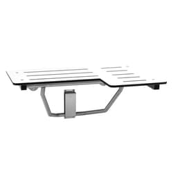 Bobrick B-5181 Reversible Folding Shower Seat, Ivory by Bobrick Washroom Equipment, Inc.