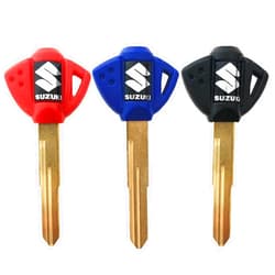 MELD 3X Motorcycle Blank Key Uncut Blade for Suzuki GSXR 600 750 1000 GSX1300R GSF 650