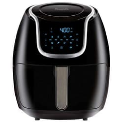 PowerXL Air Fryer Vortex - Multi Cooker with Roast, Bake, Food Dehydrator, Reheat Non Stick Coated Basket, Cookbook (5 QT, Black) 5 QT Black