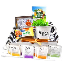 Zelica Tea gift set | TEA LOVERS Gift baskets | Thinking of you gift basket | Birthday gift basket for women, care package for women, Grandma, Grandpa, Nurse, for her or him a variety tea Mother's day gift