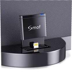 Smof 8 Pin Bluetooth Adapter Receiver,Wireless Bluetooth for iPod iPhone Music Docking Stations,Bluetooth Adapter for Old Speakers Link iPhone/Android(Not Suitable for Cars)