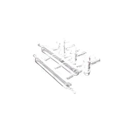 YUCHENGTECH Vacuum Gas Distributor Glass Manifold Vacuum Gas Chemistry Lab Glassware with Solid PTFE Stopcock (3-Port, Double Bank)