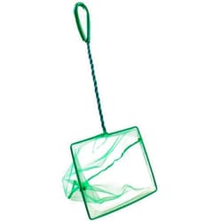 AQUANEAT 8 Inch Aquarium Fish Net, Wastes Skimming Cleaning Tool with Firm Handle for Fish Tanks Small Ponds