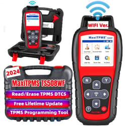 Autel MaxiTPMS TS508WF TPMS Relearn Tool, Upgrade of TS508 / TS408 TPMS Tool, Activate/Relearn All Sensors, Program Autel Sensors, TPMS Reset/Diagnosis, Read/Clear TPMS Code, Free Lifetime Update