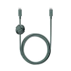 Native Union Anchor Cable 240W – 10ft Reinforced Braided USB-C to USB-C Power Delivery 3.1 Charging Cable with Weighted Knot – for iPhone Air, 17 Pro Max, MacBook Pro 14