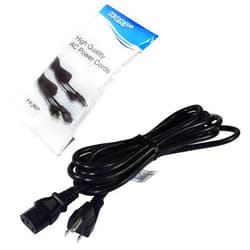 HQRP 10ft AC Power Cord Compatible with Egnater Rebel-20 Mark II, Rebel-30 MKII Tube Head Amp Amplifier Mains Cable, UL Listed