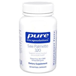 Pure Encapsulations Saw Palmetto 320 - Fatty Acids & Other Essential Nutrients to Support Metabolism & Urinary Function - with Saw Palmetto Extract - 120 Softgel Capsules