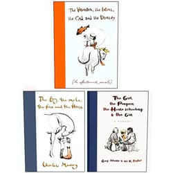 Guy Adams,Margerie Swash,Charlie Mackesy The Boy, the Mole, the Fox and the Horse, Girl, the Penguin, the Home-schooling and the Gin, The Woman, The Mink, The Cod and The Donkey 3 Books Collection Set