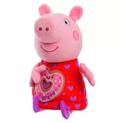 Just Play Peppa Pig Large Valentine’s Plush Stuffed Animal, Kids Toys for Ages 2 Up, Gifts and Presents