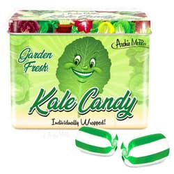 Accoutrements Kale Flavored Candy in 2.5 oz Collectible Tin!