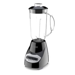 BLACK+DECKER 10-Speed Countertop Blender, BL2010BP, 6-Cup Plastic Jar, Dishwasher-Safe, Stainless Steel, Suction Feet