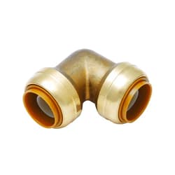 Cash Acme U248A Shark Bite 90-Degree Elbow Push Pipe Fittings, 1/2-by-1/2-Inch