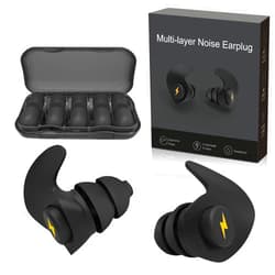 PDTXCLS Ear Plugs for Sleeping Noise Cancelling, 6 Pairs Super Noise Cancelling Ear Plugs, Soft& Comfortable & Reusable, for Sleeping, Snoring, Work, Travel, and All Loud Events