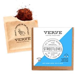 Verve Coffee Roasters Verve Medium Roast Instant Coffee - Streetlevel Blend Ground Coffee - Enjoy Hand-Roasted Coffee Hot or Cold