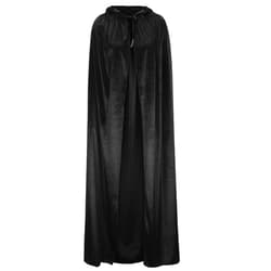 HGps8w Unisex Halloween Long Hooded Cloak Retro Gothic Velvet Cape Vampire Witch Costume for Women Men