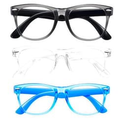 Okany Blue Light Glasses for Kids 3 Pack Blue Light Blocking Glasses for Teen Boys Girls Age 3-10