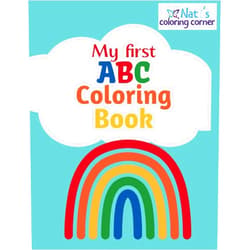 Natalie Sierra My First ABC coloring book: Nati's Coloring Corner