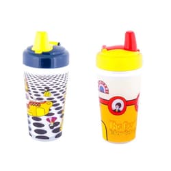 daphyls The Beatles Yellow Sub BPA FREE, 10 Fluid Ounce Capacity Sippy Cups 2 Pack