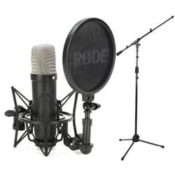Rode NT1 Signature Series Condenser Microphone with Stand - Black