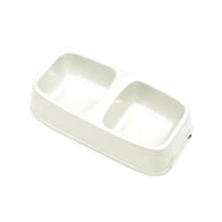 Van Ness Pets Large Double Dish Food/Water Bowl, 48 OZ Capacity , Blue, 1 Count (Pack of 1)