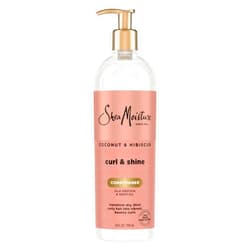 SheaMoisture Shea Moisture Curl & Shine Conditioner Coconut & Hibiscus, for Thick, Curly Hair, to Moisturize & Soften, 24 oz