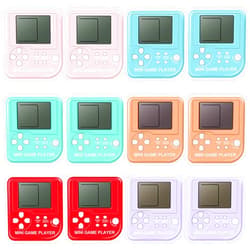 SSRMX 12Pcs Video Game Party Favors for Kids, Mini Game Keychain Arcade Party Favors Birthday Supplies Classroom Prizes for Boys and Girls