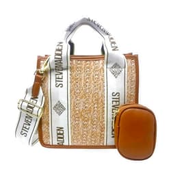 Steve Madden Straw Bwebber Bag