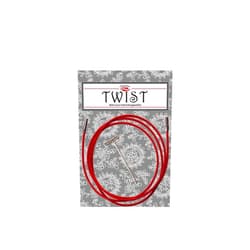 ChiaoGoo Twist Small Lace Interchangeable Cables, 37-Inch, Red