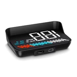 JYxindzkj wiiyii Car HUD Head Up Display M7, OBD/GPS Smart Gauge, Driving Speed, Engine RPM, Voltage, Water Temperature, Etc.., Works Great for All Cars