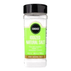 Sundhed Natural White Rock Salt (Fine) in Refill | 750 Grams (26.45 oz) | Gourmet Seasoning Salt | Real and Natural Iodized Table Salt | Keto Friendly and Kosher Certified no additives