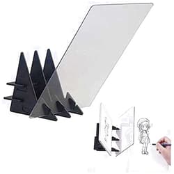Unves Portable Optical Drawing Board Sketching Tool Upgraded Optical Image Drawing Board,Glass with Protective Film, Sketch Wizard, Sketching Tool, The Reflector has a Protective Film