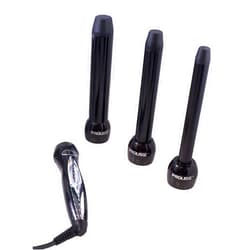 Proliss Trio Diamond Collection Curling Irons, Black, 1 Pound