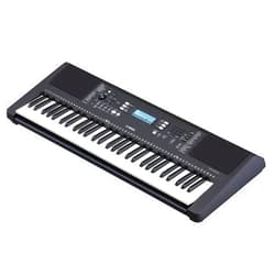 Yamaha PSRE373 61-Key Touch Sensitive Portable Keyboard with PA130 Power Adapter