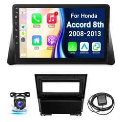 Leadfan Car Stereo Radio for Honda Accord 8th 2008-2013 Wireless Carplay & Android Auto, 10.1
