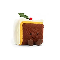 Jellycat Amuseable Slice of Christmas Cake Food Stuffed Plush