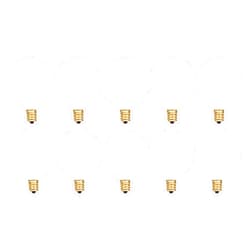 Simba Lighting Small Globe G16.5 Round Bulb 40W E12 Candelabra Base (10 Pack) for Chandelier, Ceiling Fan Light, Decorative Vanity Lights, Wall Sconce, Frosted Glass 120V, 2700K Warm White Dimmable