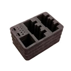 Spektrum Stand Up TX case optional dual TX foam set , Black