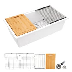 Fulorni 33 Granite Composite Kitchen Sink - Fulorni 33