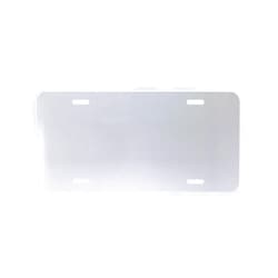DMSE Wholesale Blank Metal Automotive License Plate Plates Tag for Custom Design Work - 0.025 Thickness/0.5mm - US/Canada Size 12x6 (Silver Metallic)