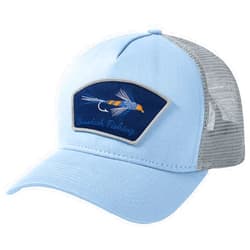 BASSDASH Trucker Hat Embroidered Patch Adjustable Baseball Cap Mesh Back Fishing Hat