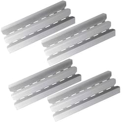 Hongso 15.875 inches Stainless Steel Heat Plate Shield Tents Replacement for Gas Grills Models by Broil-Mate, Huntington, Rebel Grill Parts, Broil King, Sterling, Patriot, Baron and Others, 4-Pack