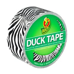 Duck Brand 1398132 Duct Tape Single Roll, Zebra Animal Print