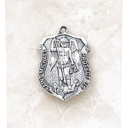 Christian Brands catholic.christianbrands Sterling Patron Saint Michael Medal