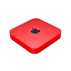 MIGHTY SKINS Skin Compatible with Apple Mac Mini M2 Pro (2023) - Solid Red - Premium 3M Vinyl Protective Wrap Decal Cover - Easy to Apply | Crafted in The USA by MightySkins