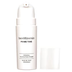 bareMinerals Prime Time Original Foundation Primer – 24HR Wear, Smooths Texture, Controls Shine, Extends Makeup Wear & Nourishes Skin, Non‑Comedogenic