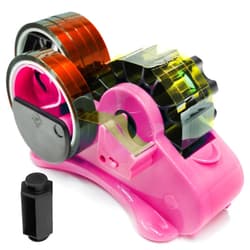 Enskatec Pink Heat Tape Dispenser Sublimation - Multiple Roll Cut Heat Tape Dispenser 1